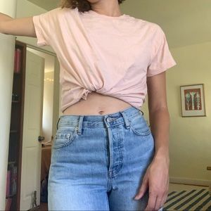 Everlane Tee in Pink